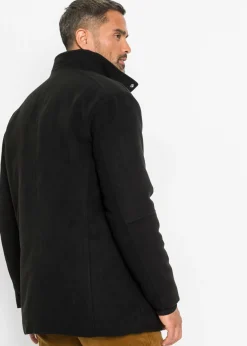 Chaqueta de invierno con cortavientos en aspecto de lana