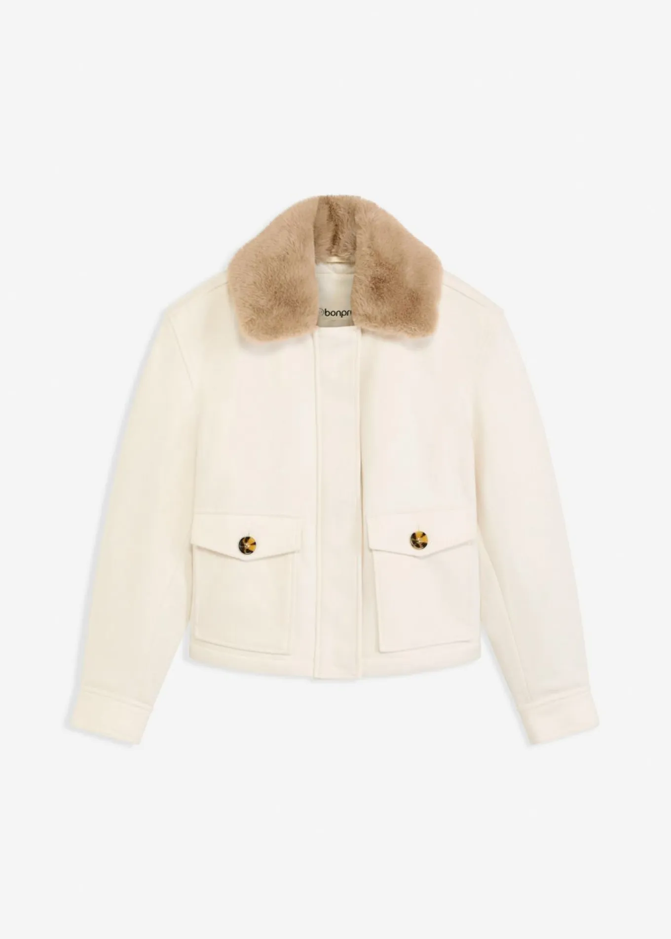 Chaqueta de invierno con aspecto de lana