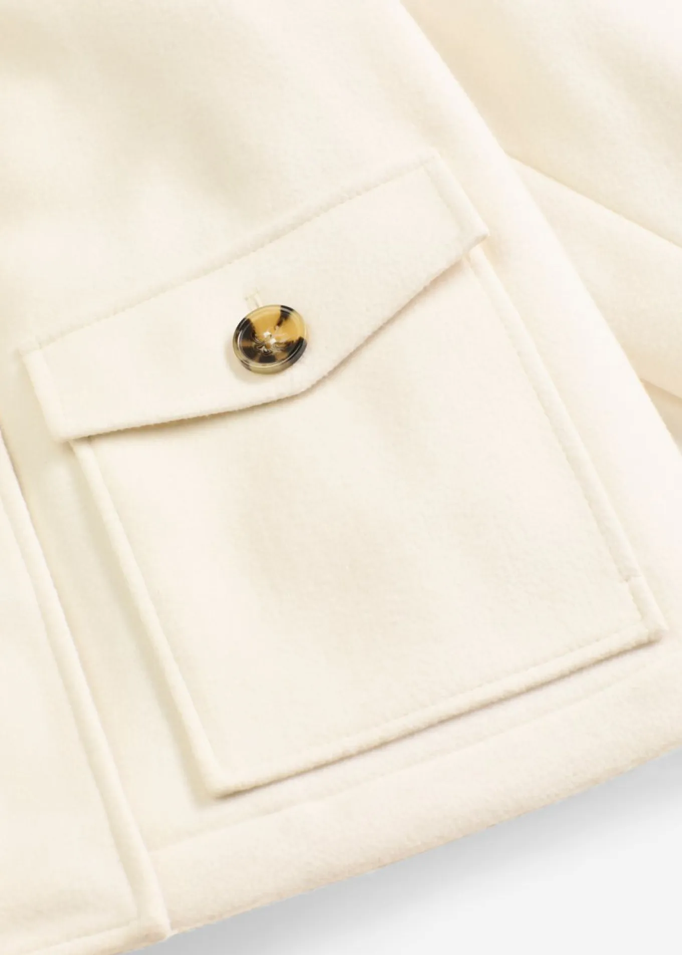 Chaqueta de invierno con aspecto de lana