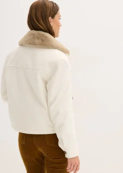 Chaqueta de invierno con aspecto de lana