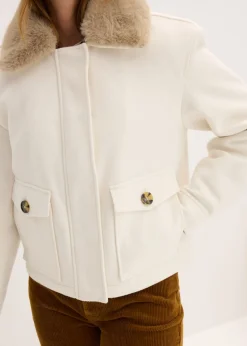 Chaqueta de invierno con aspecto de lana