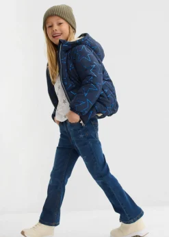 Chaqueta de invierno con aspecto de cazadora y forro de peluche, repelente al agua