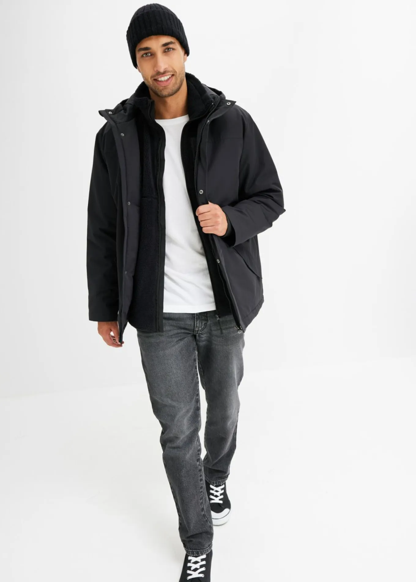Chaqueta de invierno con capucha