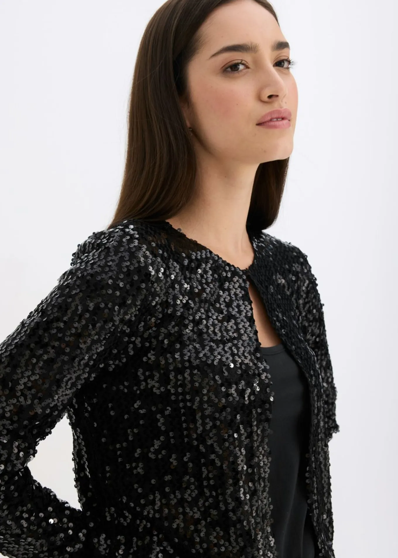 Chaqueta de lentejuelas