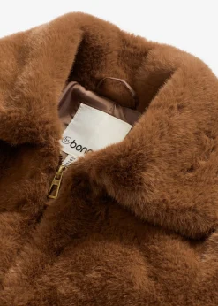 Chaqueta de pelo sintético