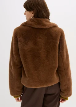 Chaqueta de pelo sintético