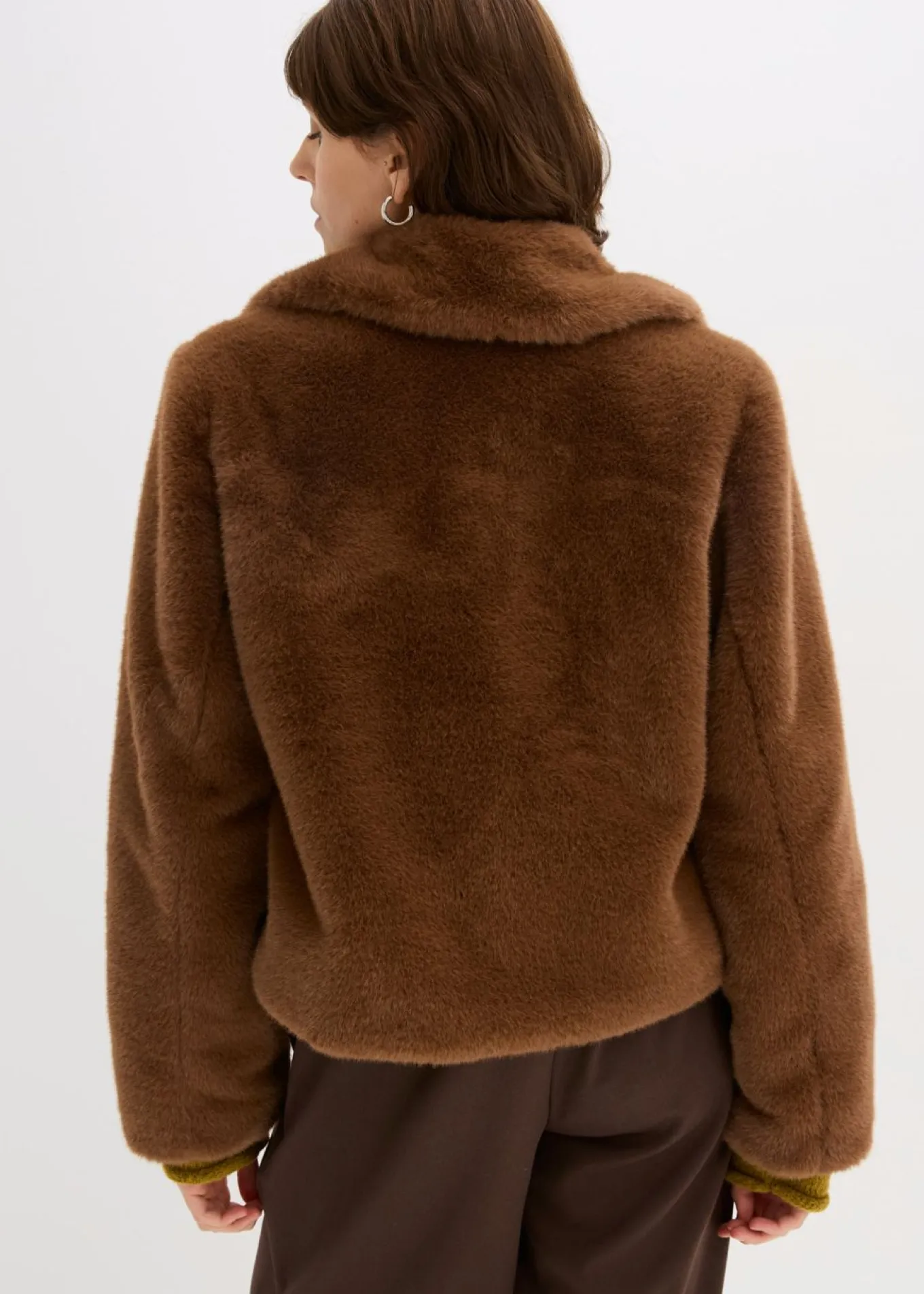 Chaqueta de pelo sintético