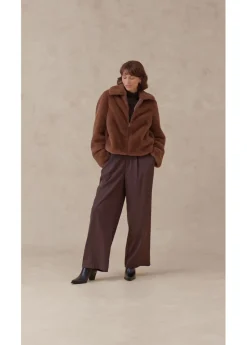 Chaqueta de pelo sintético
