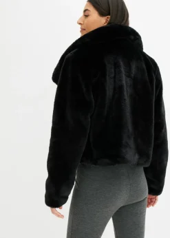 Chaqueta de pelo sintético
