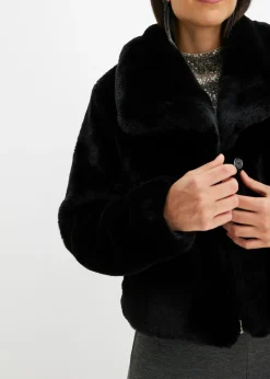 Chaqueta de pelo sintético
