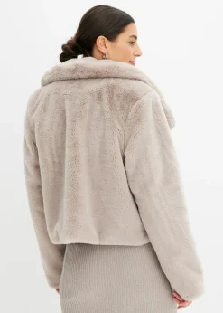 Chaqueta de pelo sintético