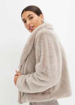 Chaqueta de pelo sintético