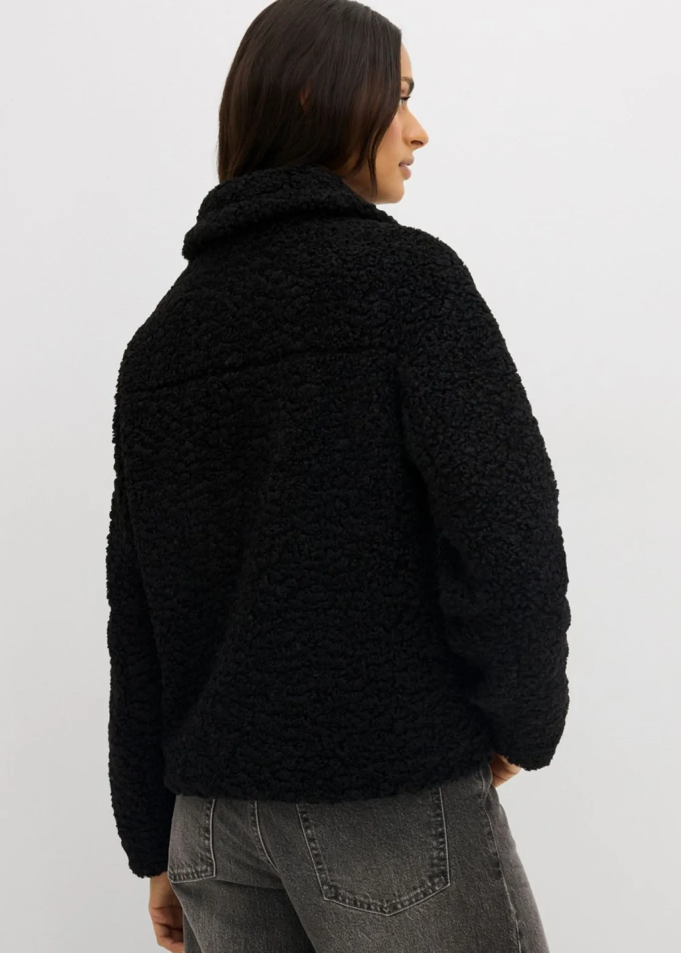 Chaqueta de pelo sintético