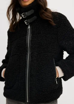 Chaqueta de pelo sintético