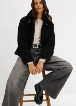 Chaqueta de pelo sintético