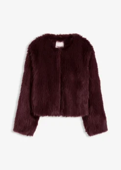 Chaqueta de pelo sintético