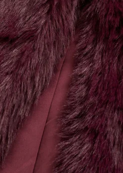 Chaqueta de pelo sintético