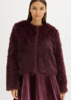 Chaqueta de pelo sintético