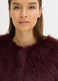 Chaqueta de pelo sintético