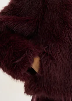 Chaqueta de pelo sintético