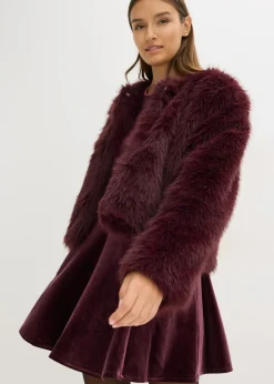 Chaqueta de pelo sintético