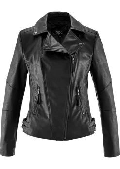 Chaqueta de piel sintética de viscosa pura