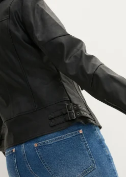 Chaqueta de piel sintética de viscosa pura