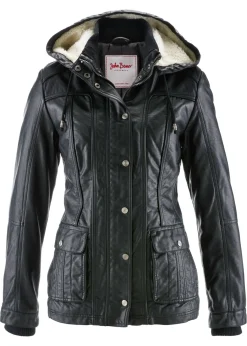 Chaqueta de piel sintética