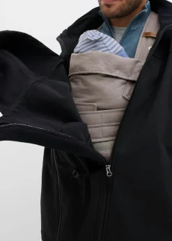 Chaqueta de porteo 2 en 1 para hombre con inserto de porteo
