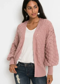 Chaqueta de punto ajour