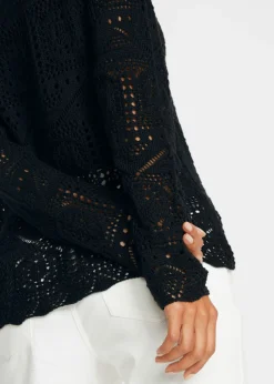 Chaqueta de punto ajour