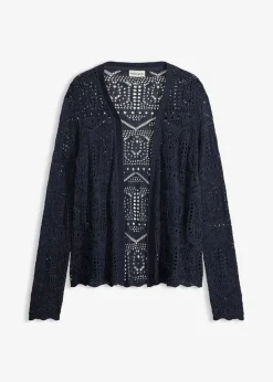 Chaqueta de punto ajour