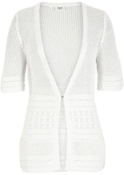 Chaqueta de punto ajour