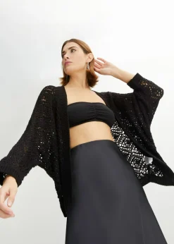 Chaqueta de punto ajour