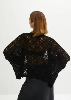 Chaqueta de punto ajour