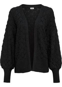 Chaqueta de punto ajour