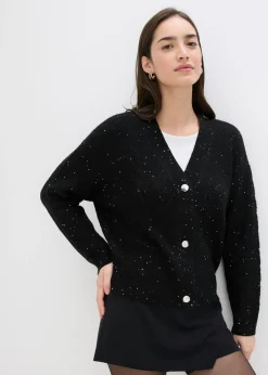 Chaqueta de punto ajour