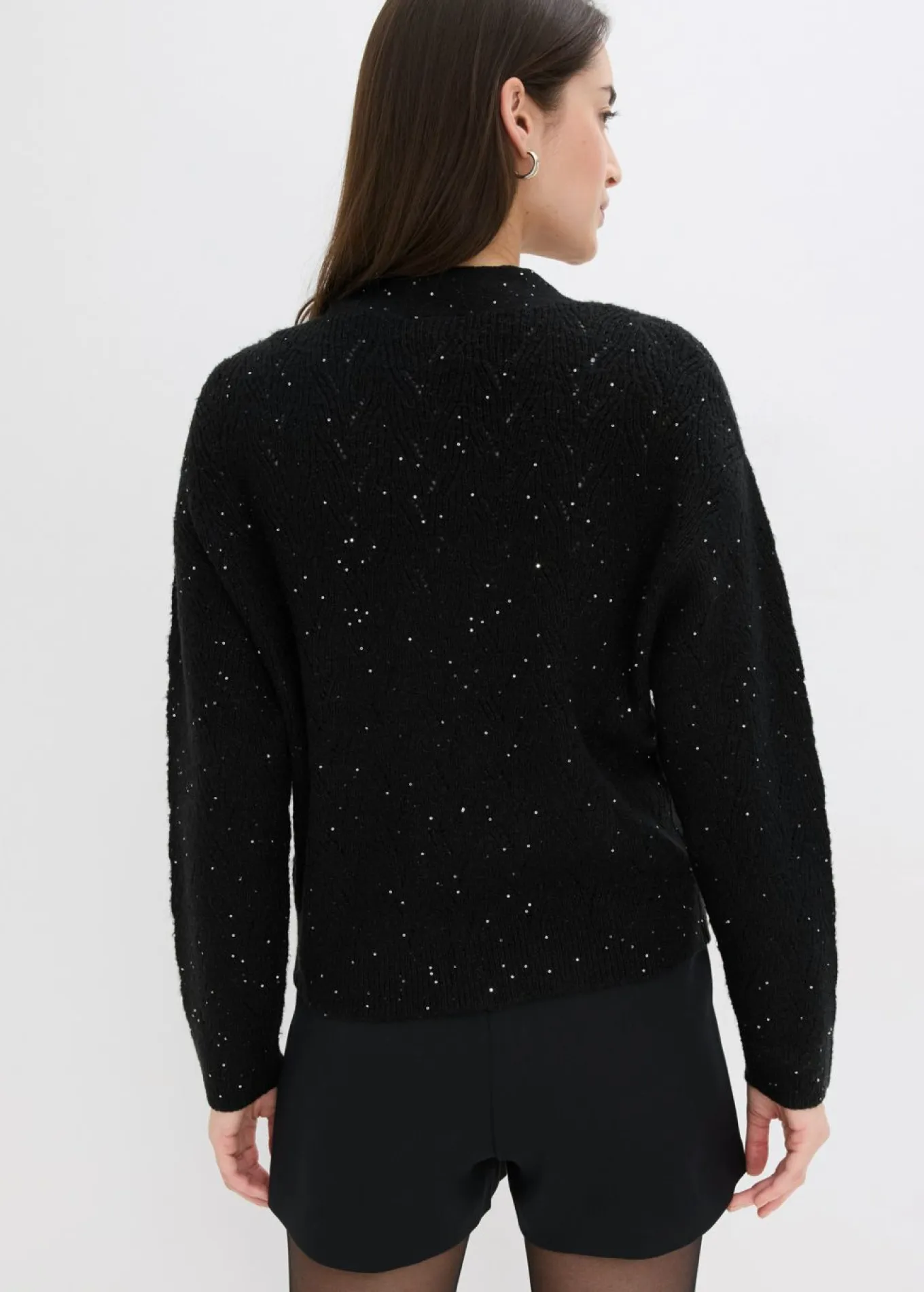 Chaqueta de punto ajour