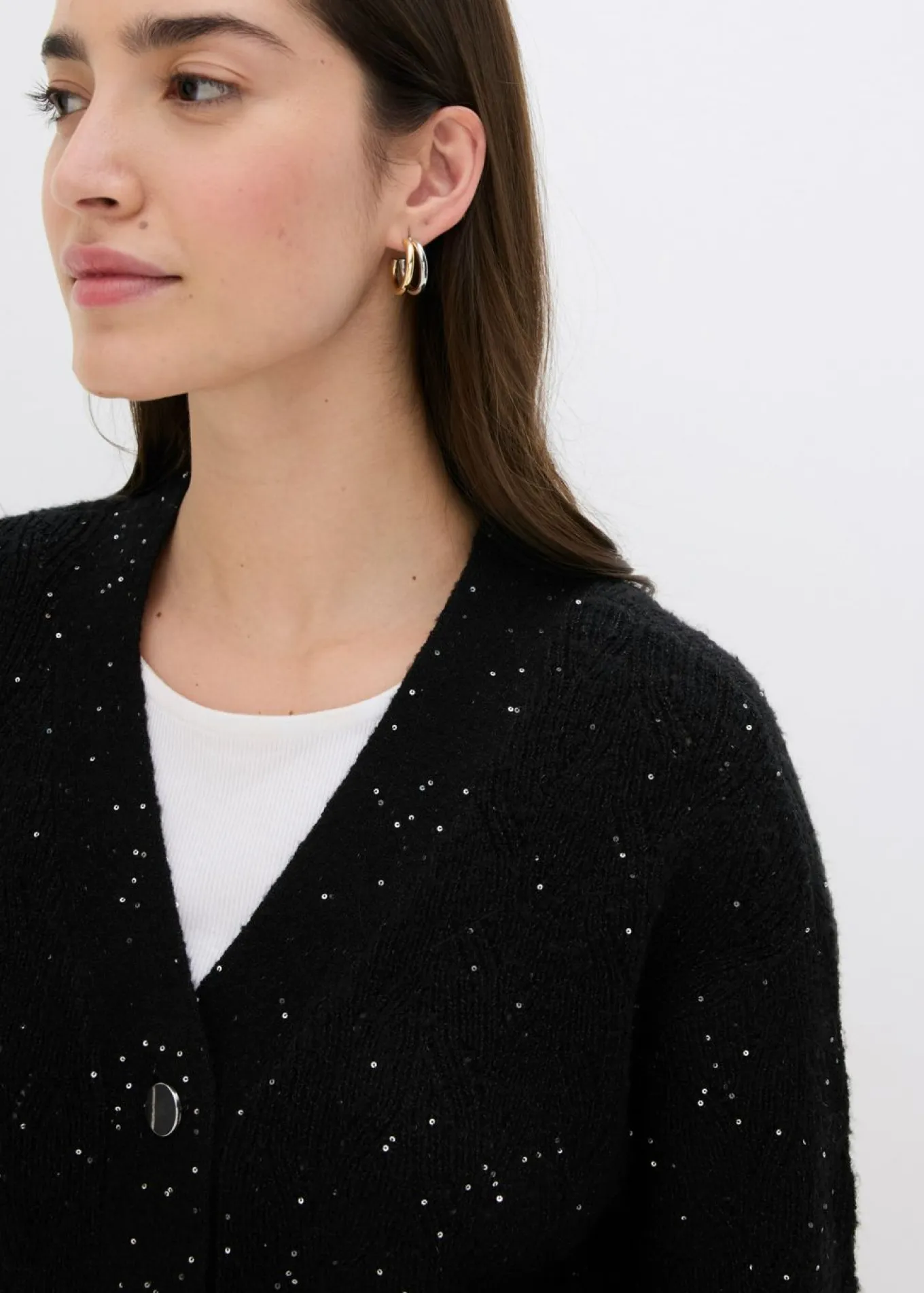 Chaqueta de punto ajour