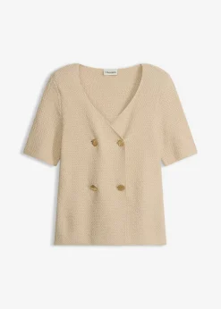 Chaqueta de punto con algodón