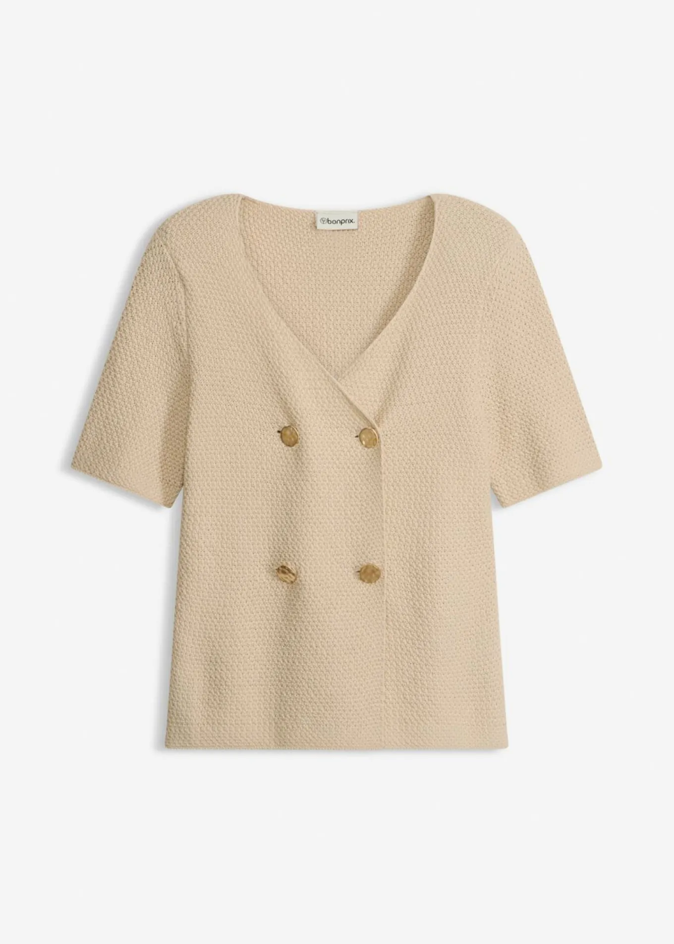 Chaqueta de punto con algodón