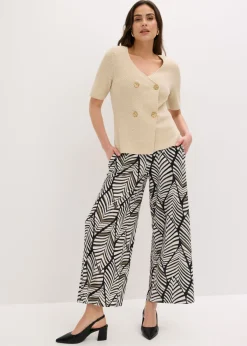Chaqueta de punto con algodón