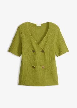 Chaqueta de punto con algodón