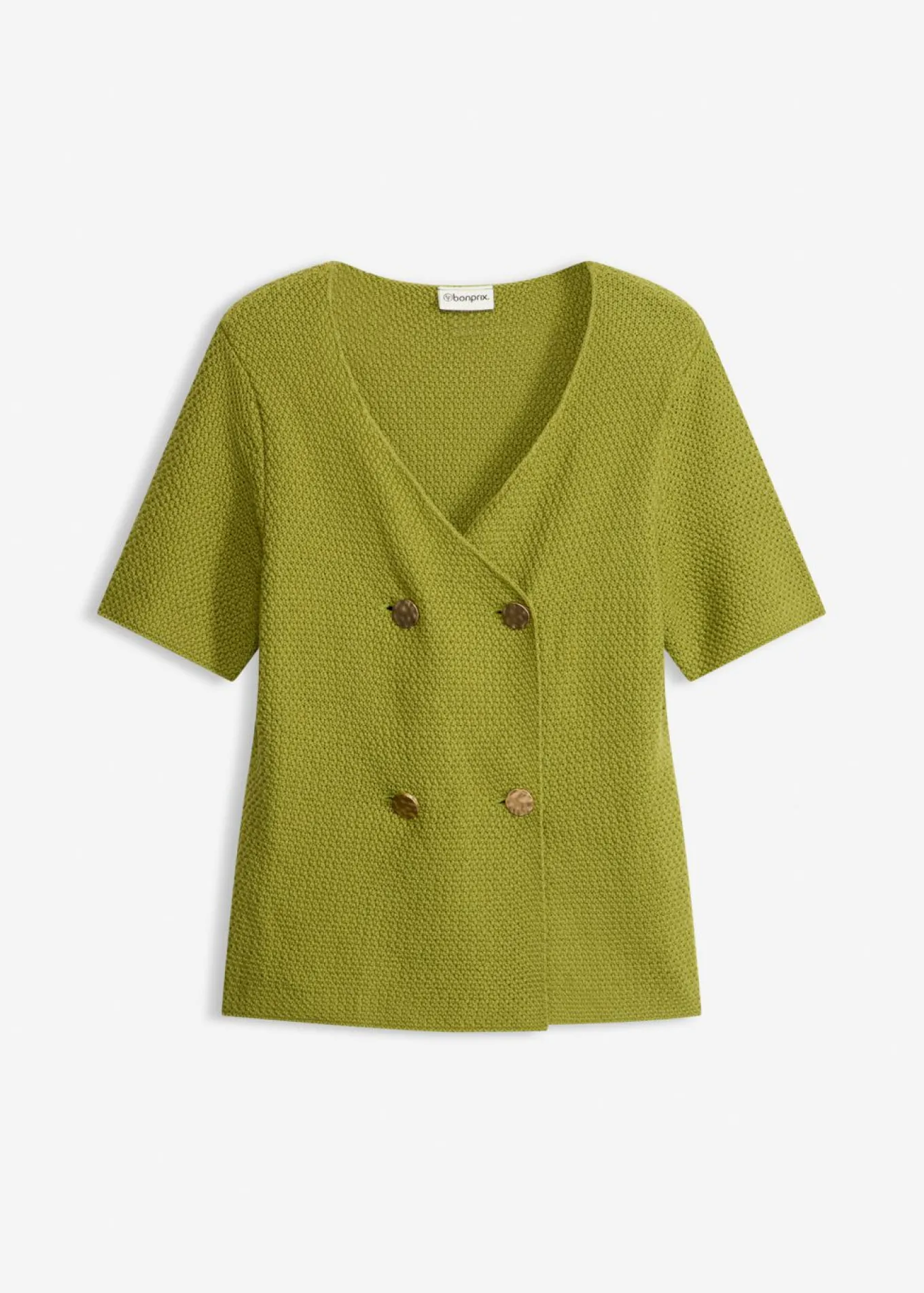 Chaqueta de punto con algodón