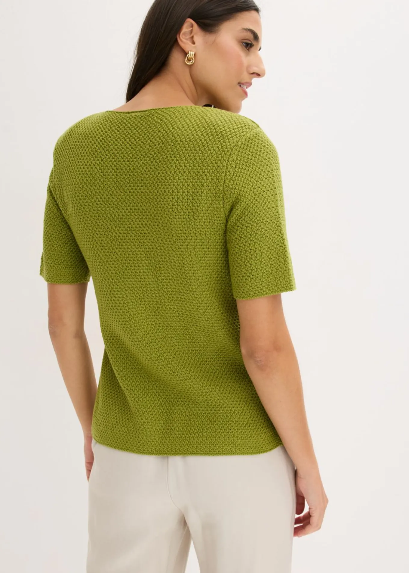 Chaqueta de punto con algodón
