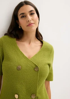 Chaqueta de punto con algodón