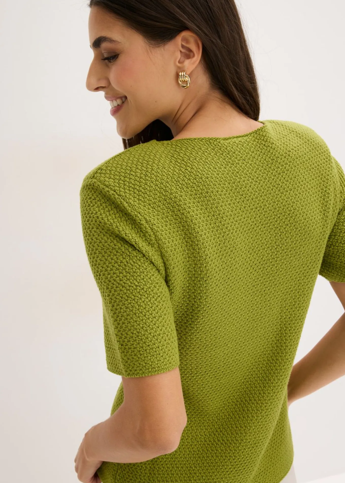 Chaqueta de punto con algodón