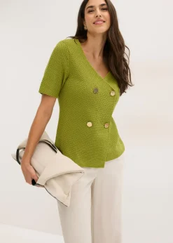 Chaqueta de punto con algodón