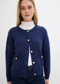 Chaqueta de punto con bolsillos