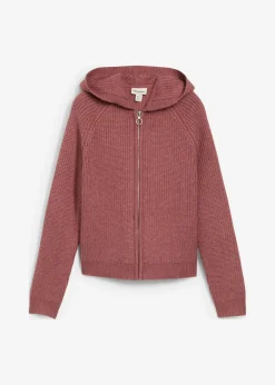 Chaqueta de punto con capucha